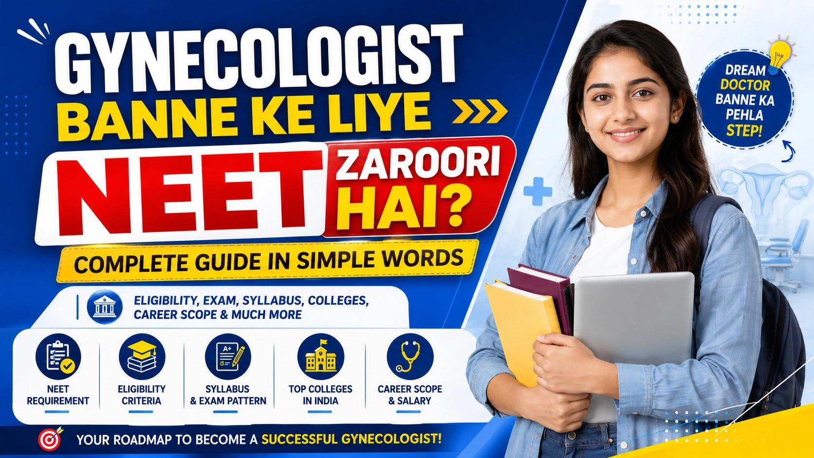 Gynecologist Banne Ke Liye NEET Zaroori Hai? Complete Guide in Easy Language